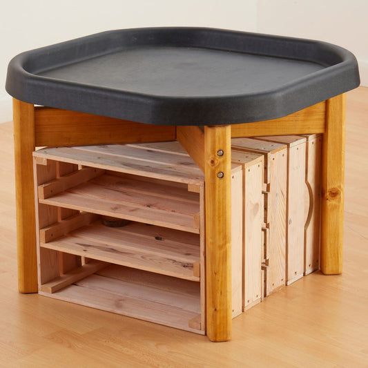 tuff tray voor kinderen van hout