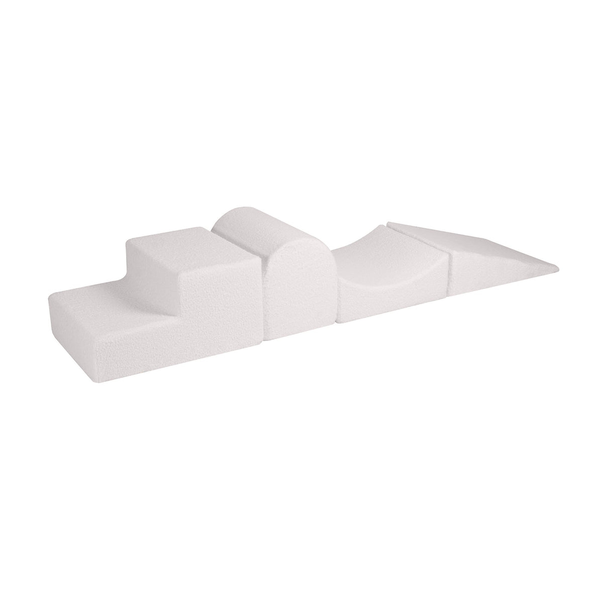 MeowBaby Bouclé softplay speelset 4-delig in wit