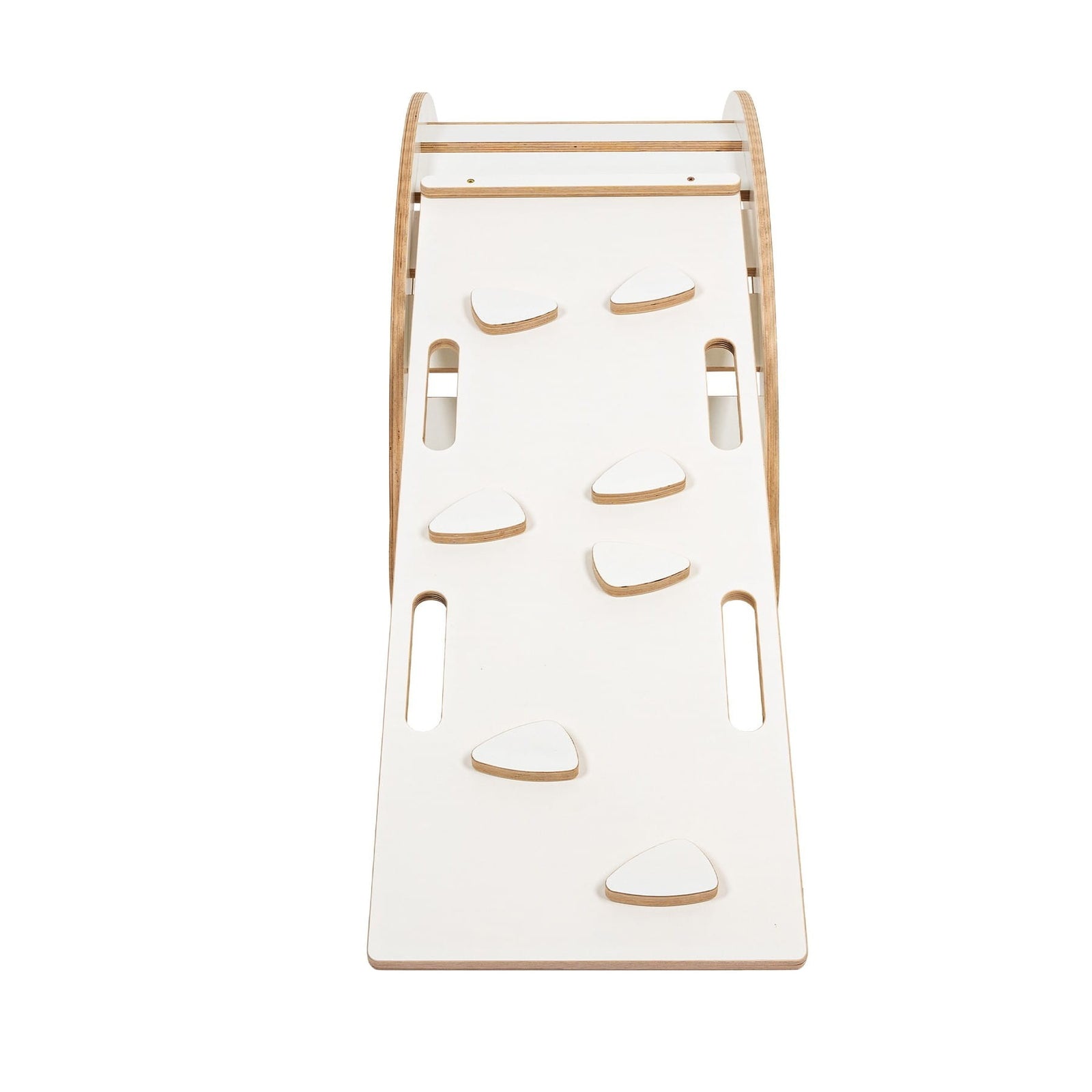 MeowBaby Dream Rocker Large wit, ladder met beige kussen