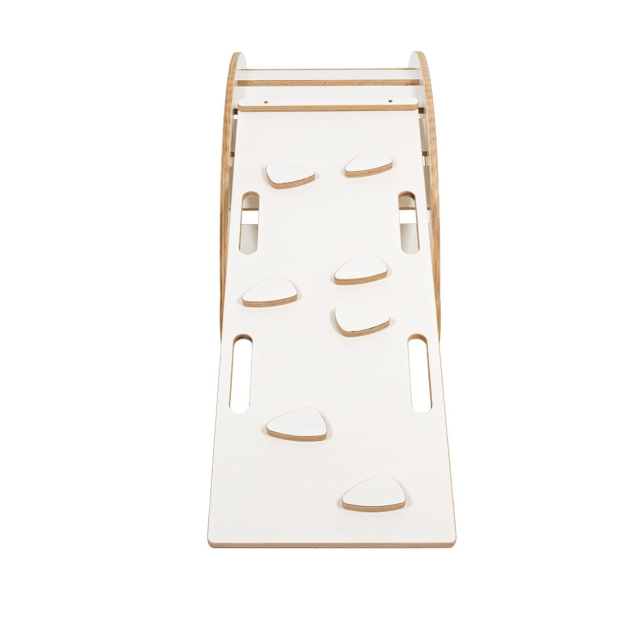 MeowBaby Dream Rocker Small wit, ladder met grijs kussen