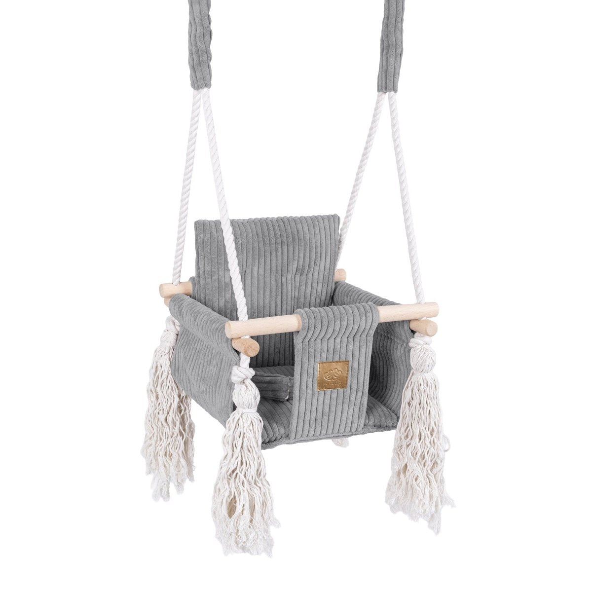 MeowBaby Square Swing vierkante binnenschommel in grijs