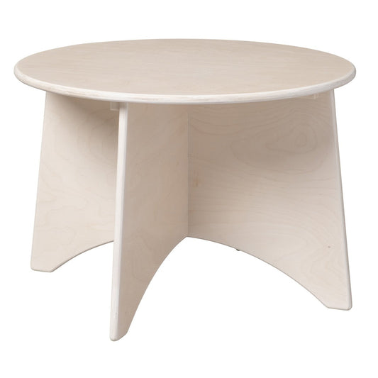 ronde houten kindertafel voor peuters