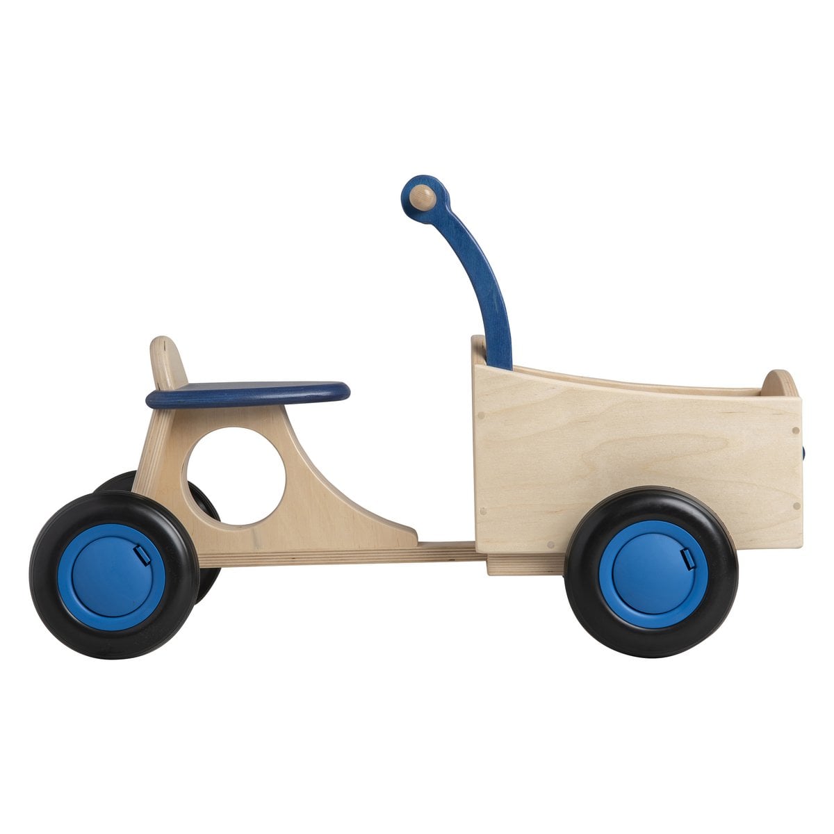 Van Dijk Toys houten loopbakfiets — blauw-