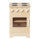 Van Dijk Toys houten speelgoed keuken / keukentje Fornuis - Naturel met wit (Kinderopvang kwaliteit)