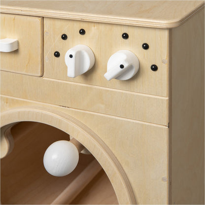 houten speelgoedwasmachine voor rollenspel
