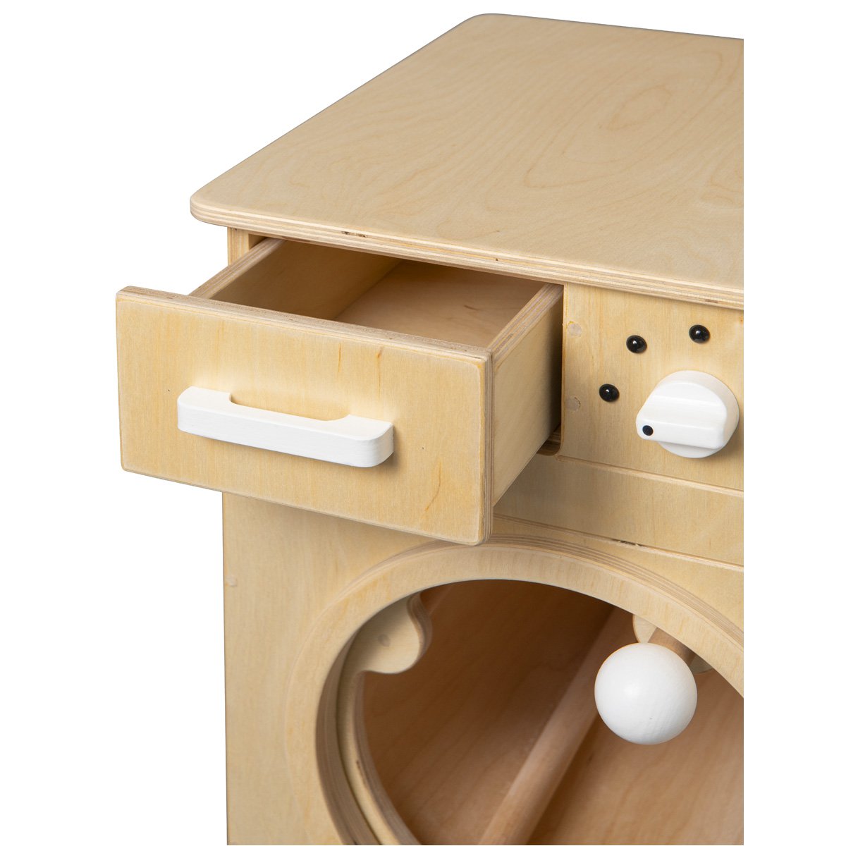 houten speelgoedwasmachine voor rollenspel