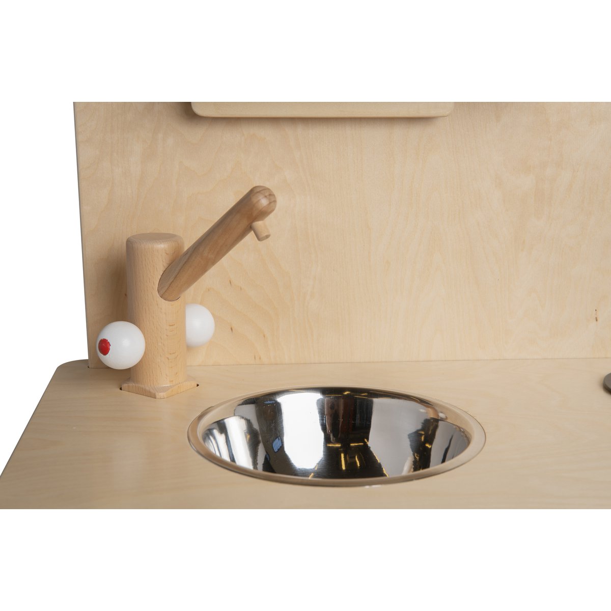 Van Dijk Toys houten speelkeuken — naturel/wit-