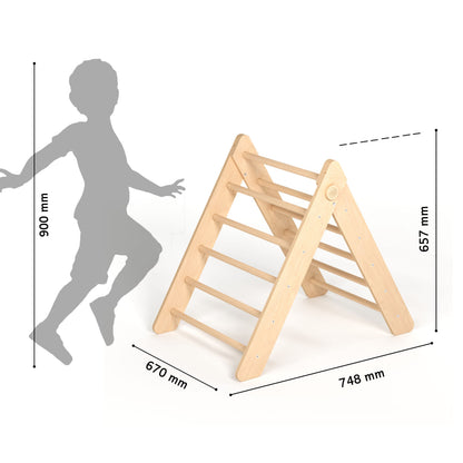 BusyKids Pikler klimdriehoek – regenboog