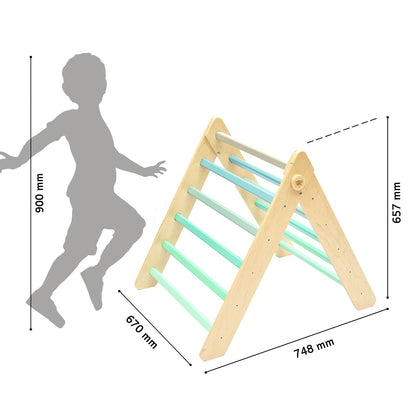 BusyKids Pikler klimdriehoek – regenboog