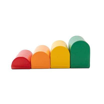 soft play set met modulaire foamblokken voor baby's peuters en kleuters