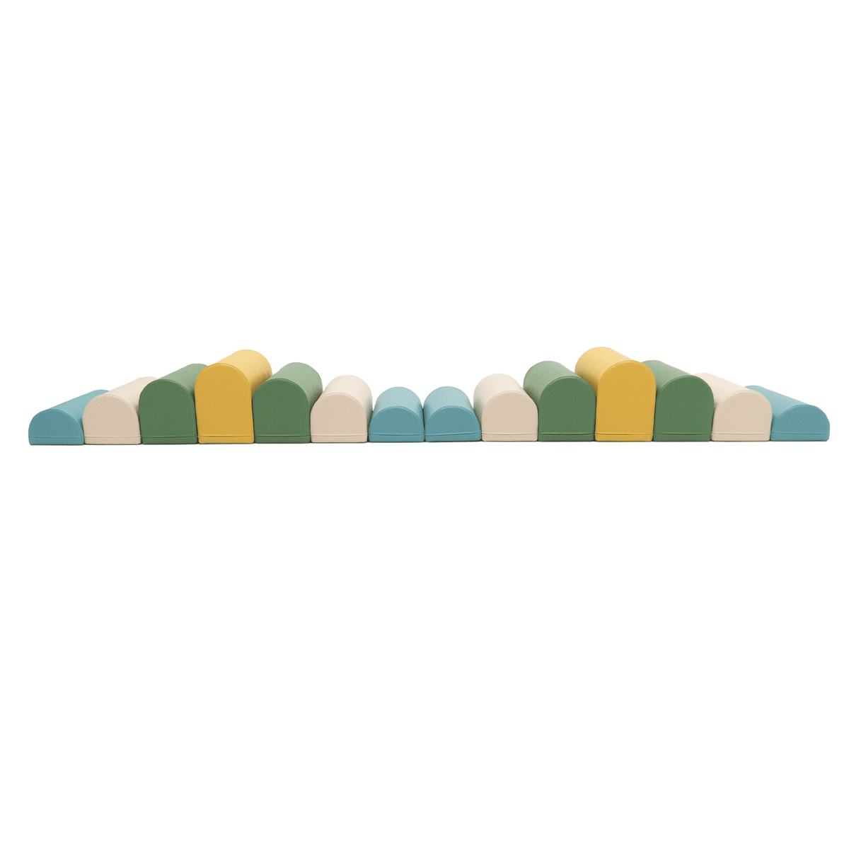 IGLU Motion soft play activiteitenblokken – pastel turquoise – 14-delig