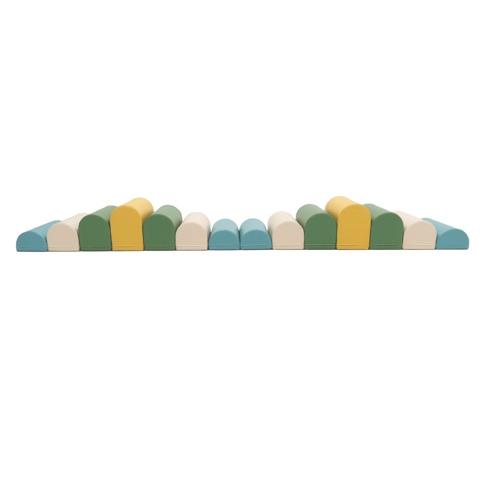 IGLU Motion soft play activiteitenblokken – pastel turquoise – 14-delig