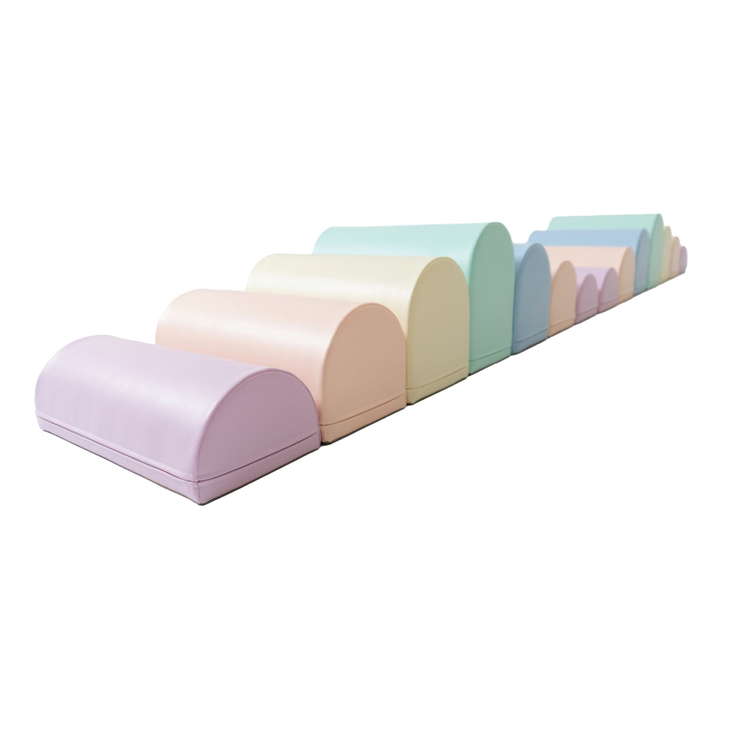 soft play set met modulaire foamblokken voor baby's peuters en kleuters