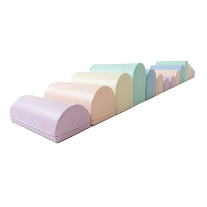 soft play set met modulaire foamblokken voor baby's peuters en kleuters