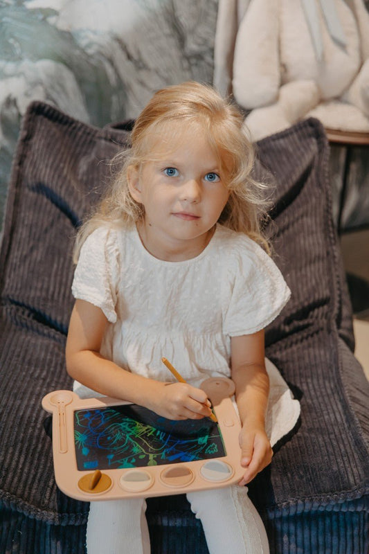 kinderzitzak in antraciet voor peuters en kleuters van 1 tot 4 jaar