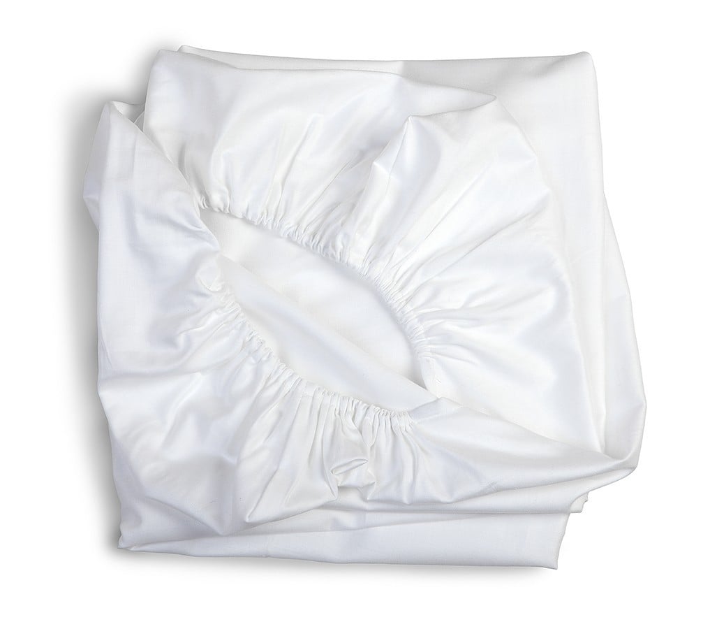 Wit YappyLux hoeslaken 120 x 60 cm van YappyKids
