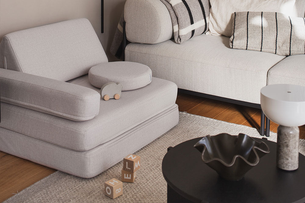zachte kinderfauteuil voor de speelhoek