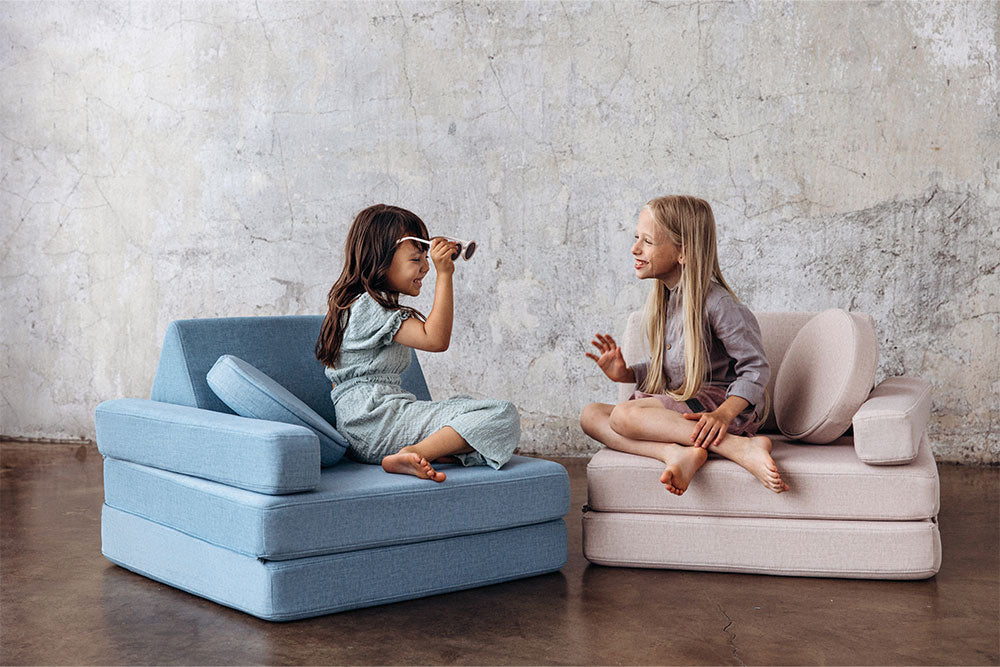 zachte kinderfauteuil voor de speelhoek