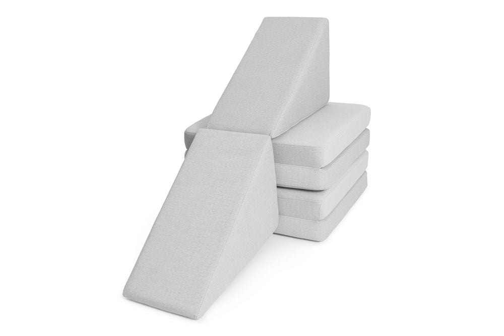 Shappy Slide Original 80 cm in Light Grey — twee glijbanen naast elkaar