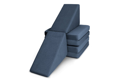 Shappy Slide Original 80 cm in Navy Blue — twee glijbanen naast elkaar